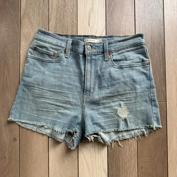 Levis distressed denim shorts distresseddenim - Picture 1 of 7
